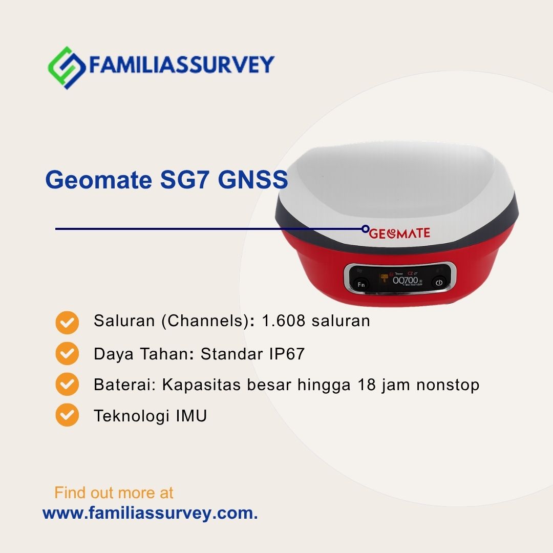 GPS Geodetik Geomate SG7 GNSS