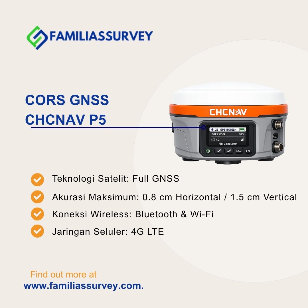 GPS Geodetik CORS GNSS CHCNAV P5