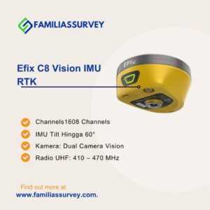 GPS Geodetik Efix C8 Vision IMU RTK