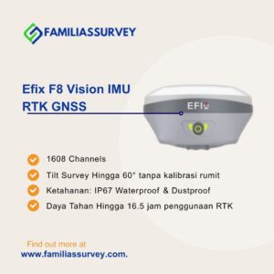 GPS Geodetik Efix F8 Vision IMU RTK GNSS