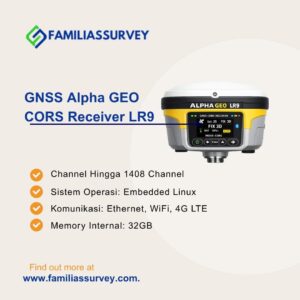 GPS Geodetik GNSS Alpha GEO CORS Receiver LR9