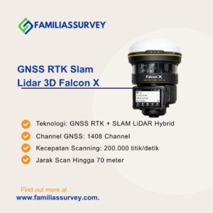 GPS Geodetik GNSS RTK Slam Lidar 3D Falcon X