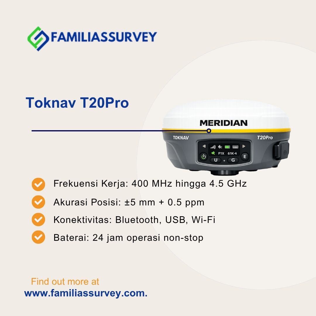 GPS Geodetik Toknav T20Pro